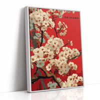 Cherry Blossoms Paint Okinawa Red