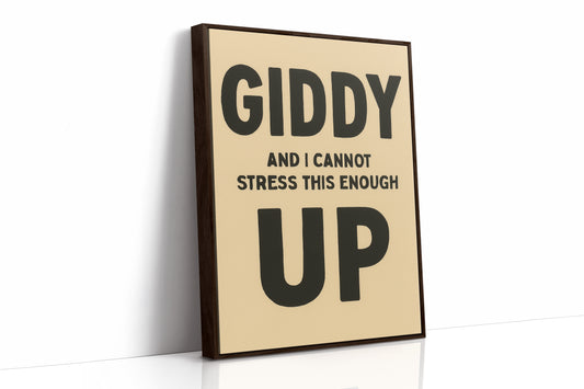 Giddy Up and I Cannot Stress This Enough Cream Edition