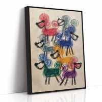 A Parade of Playful Poodles