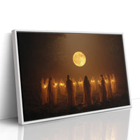 Ancient Circle Under Harvest Moon