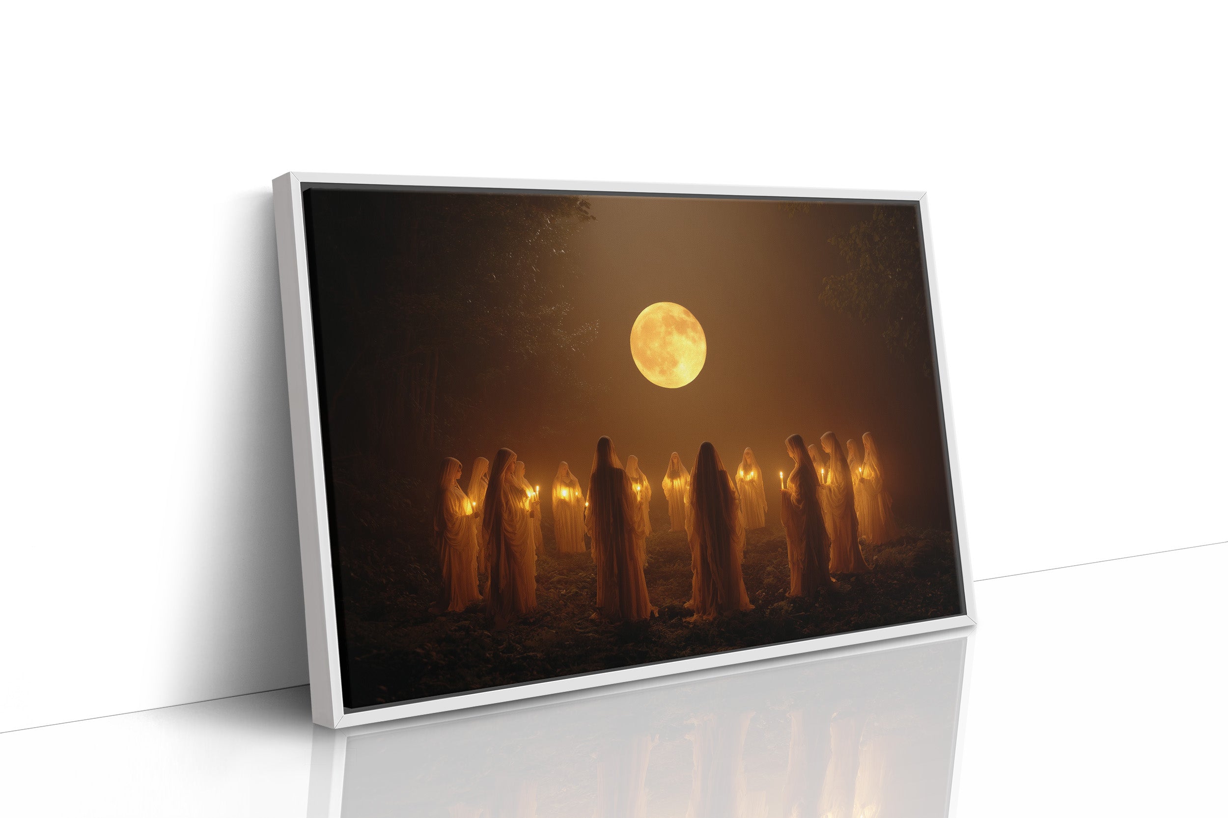 Ancient Circle Under Harvest Moon