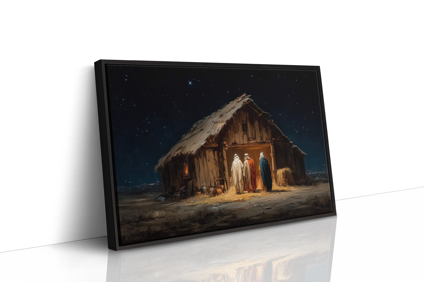 Starlit Manger Beckons Through Time