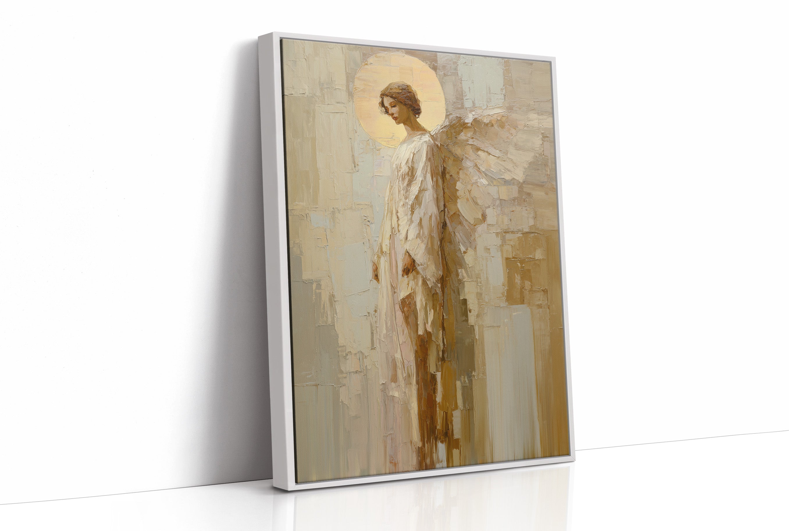 Ethereal Guardian in Golden Light