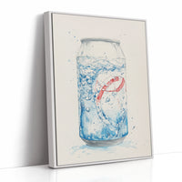 Summer Bubbles Dance In Glass