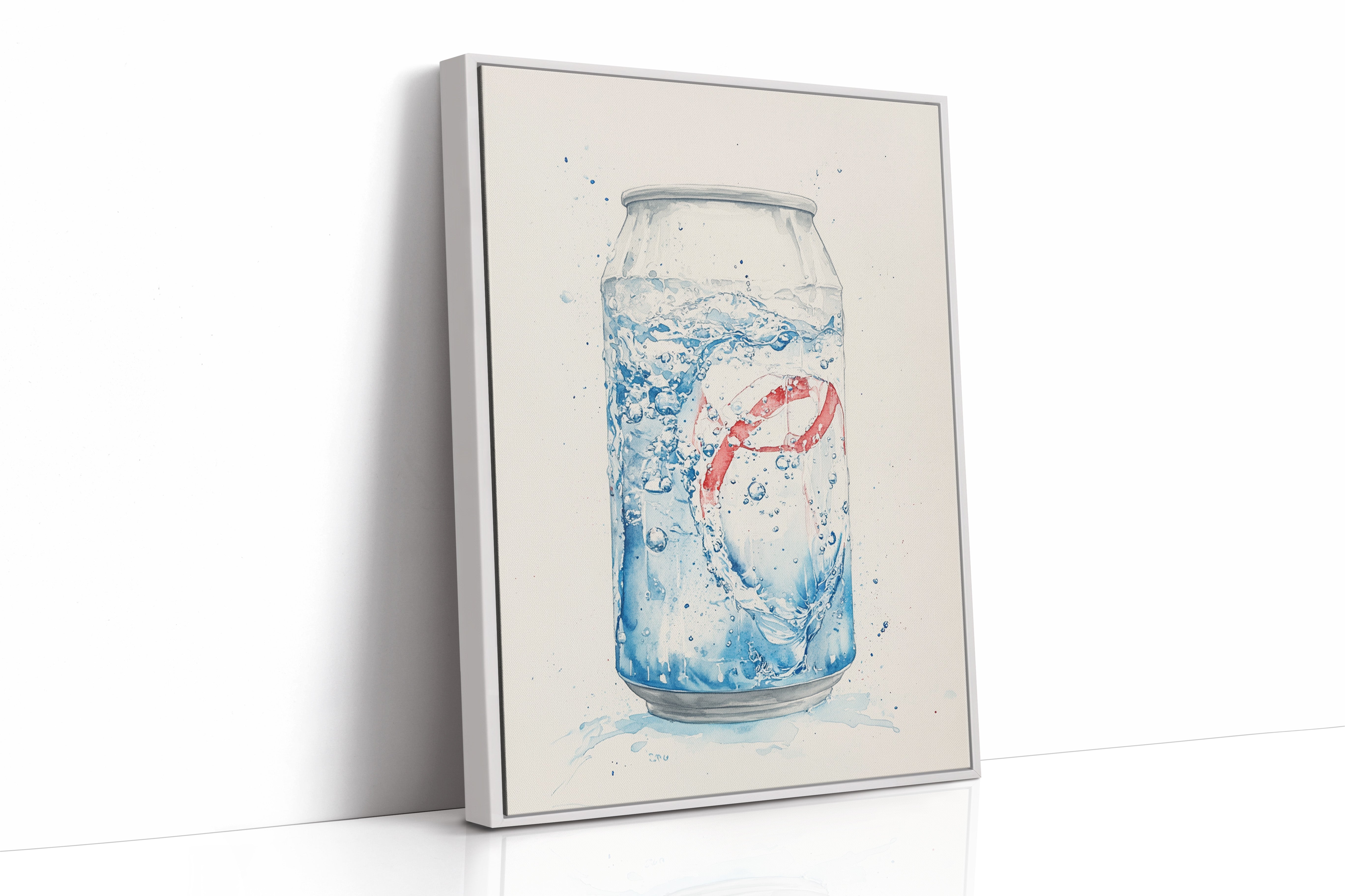 Summer Bubbles Dance In Glass