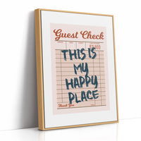 Check, Please — I'm Staying