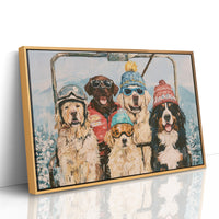 Puppy Joins the Chairlift Crew