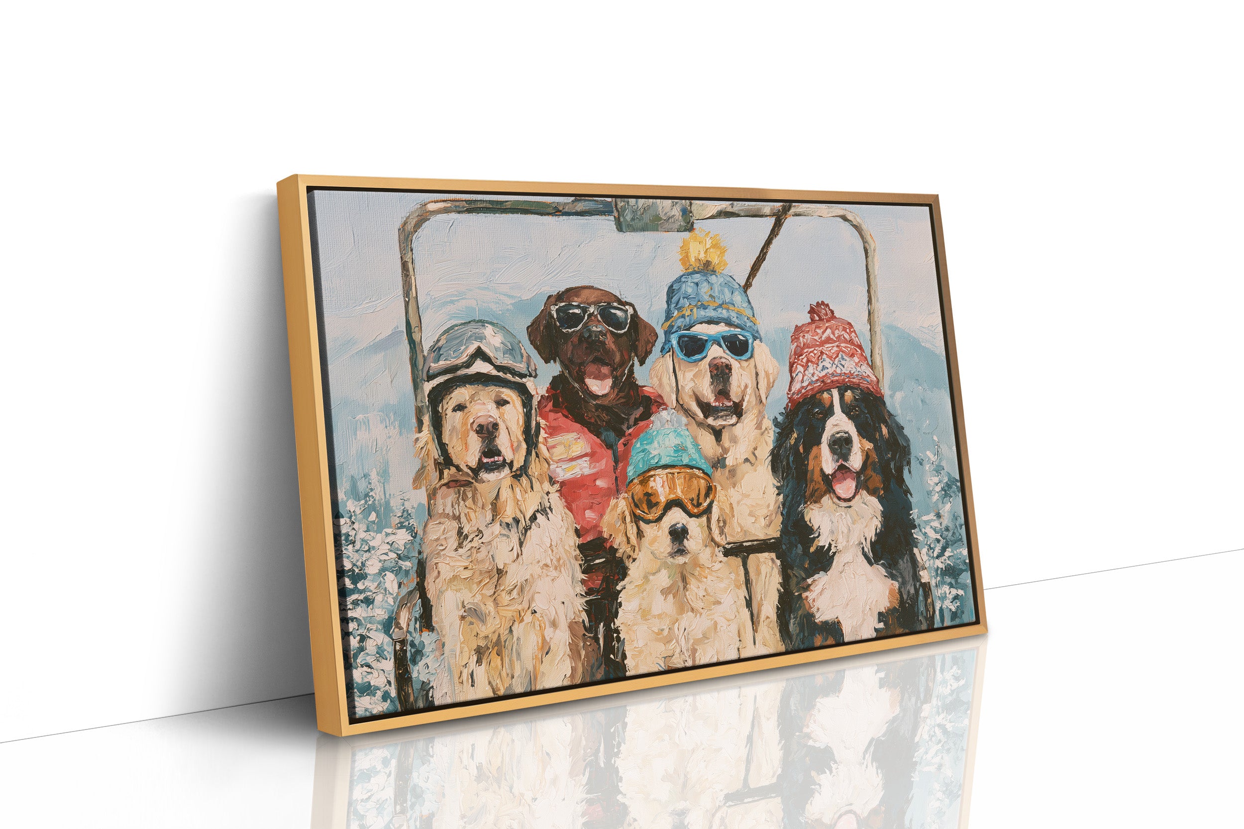 Puppy Joins the Chairlift Crew