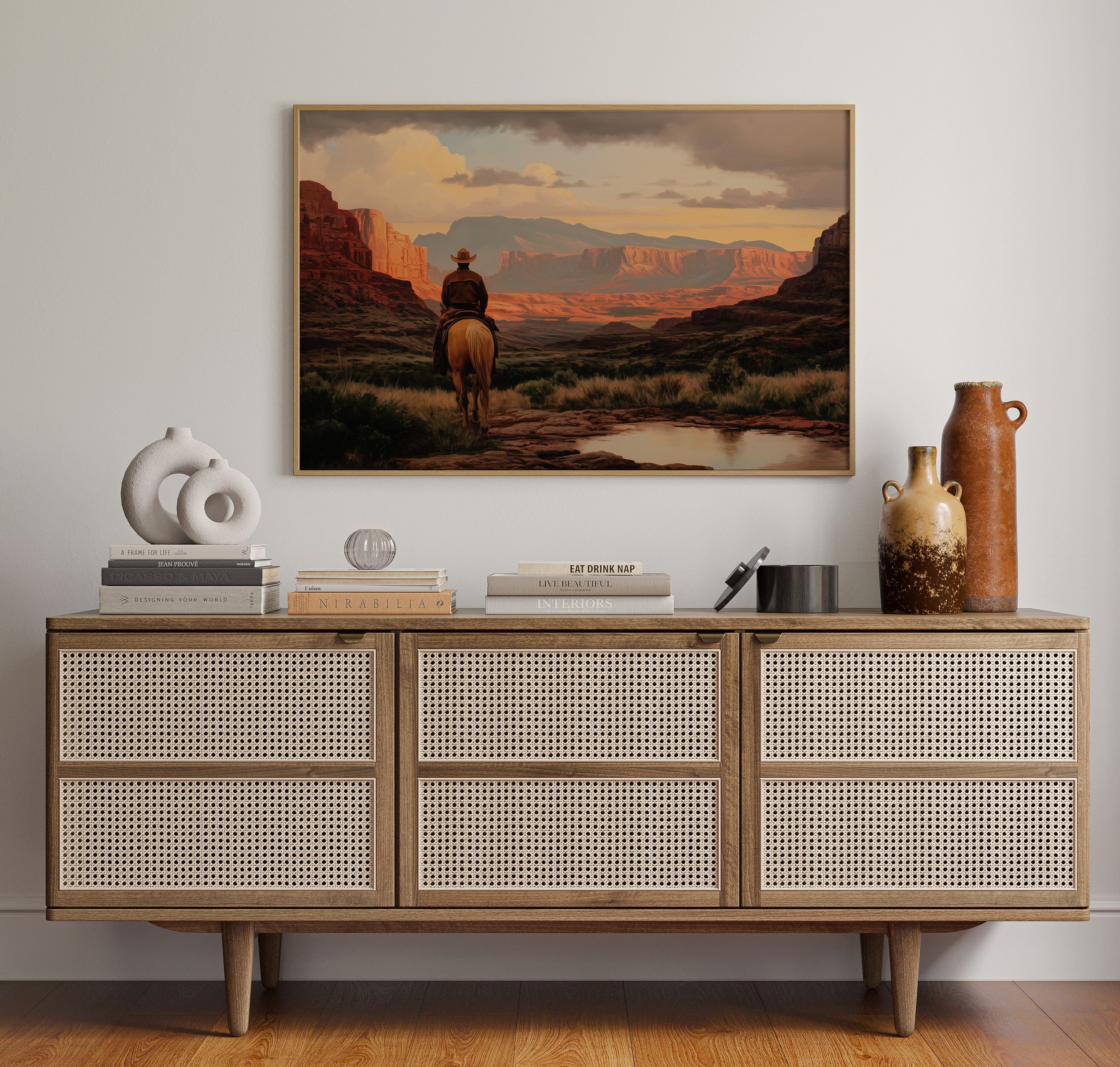Red Rock Tales At Sunset
