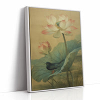 Lotus Blossoms Guard Their Secret Bird