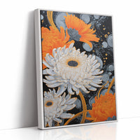 Chrysanthemums Dance Through Midnight Stars