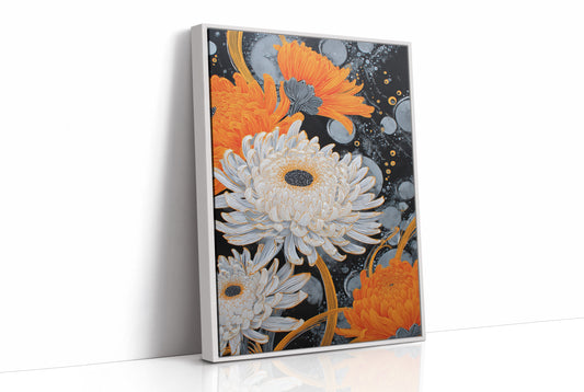 Chrysanthemums Dance Through Midnight Stars