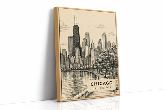 Chicago in Sepia Tones