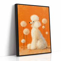 A Poodle's Playful Garden