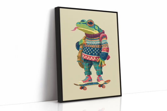 A Skateboarding Tale of Color