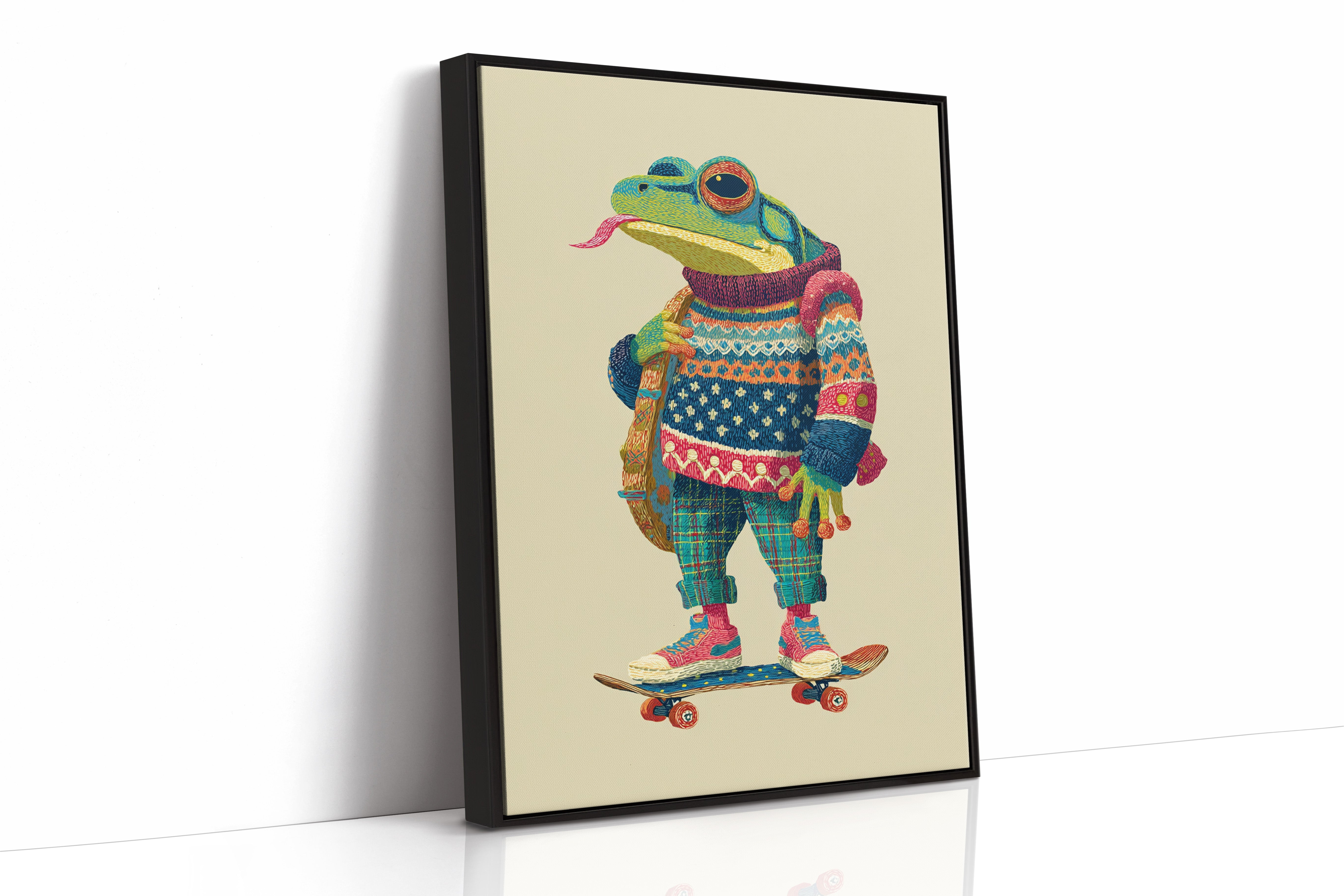 A Skateboarding Tale of Color