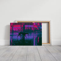Neon Glitch Street Wanderer