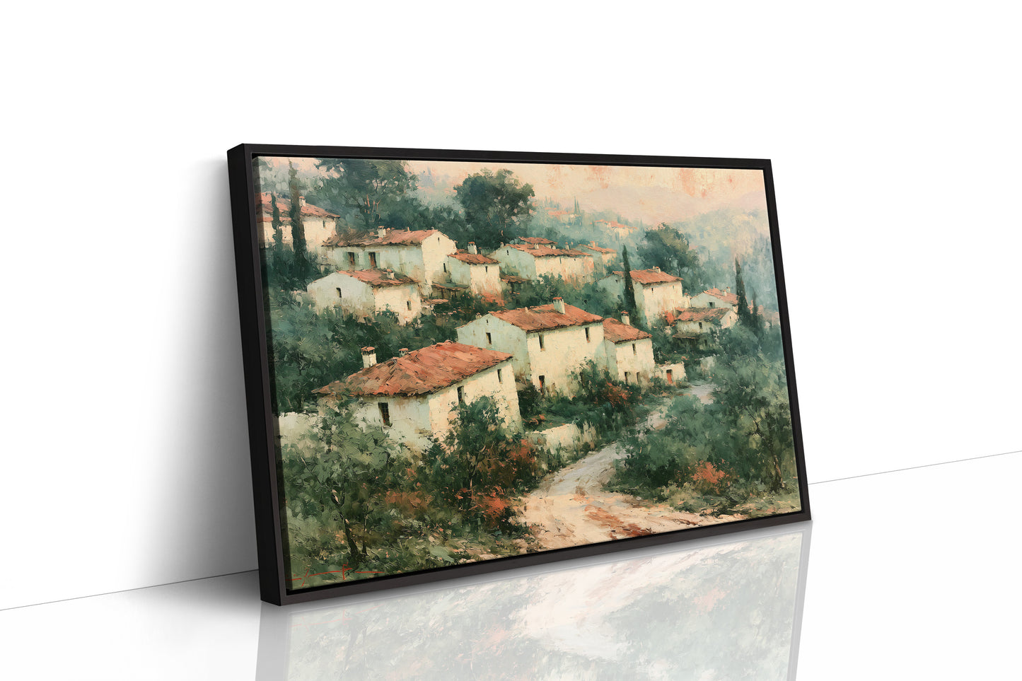 Tuscan Hillside, Terracotta Roofs