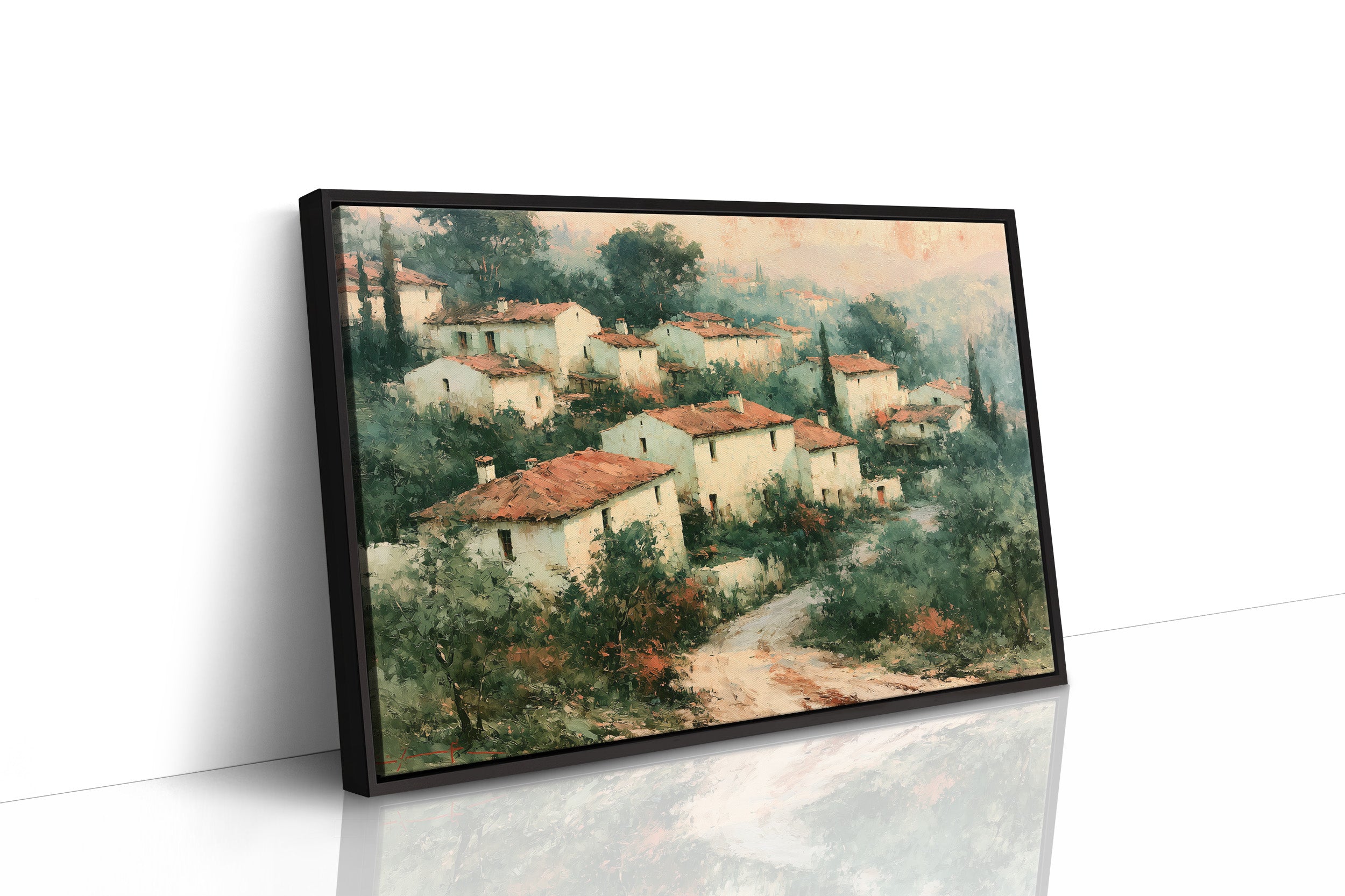 Tuscan Hillside, Terracotta Roofs