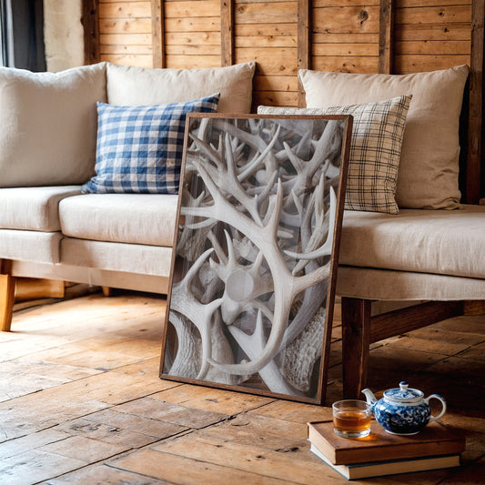 Antlers Tell Tales Of Winter