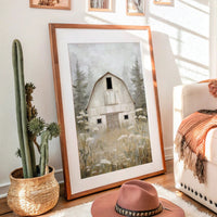 Wildflowers Meet The Old Barn