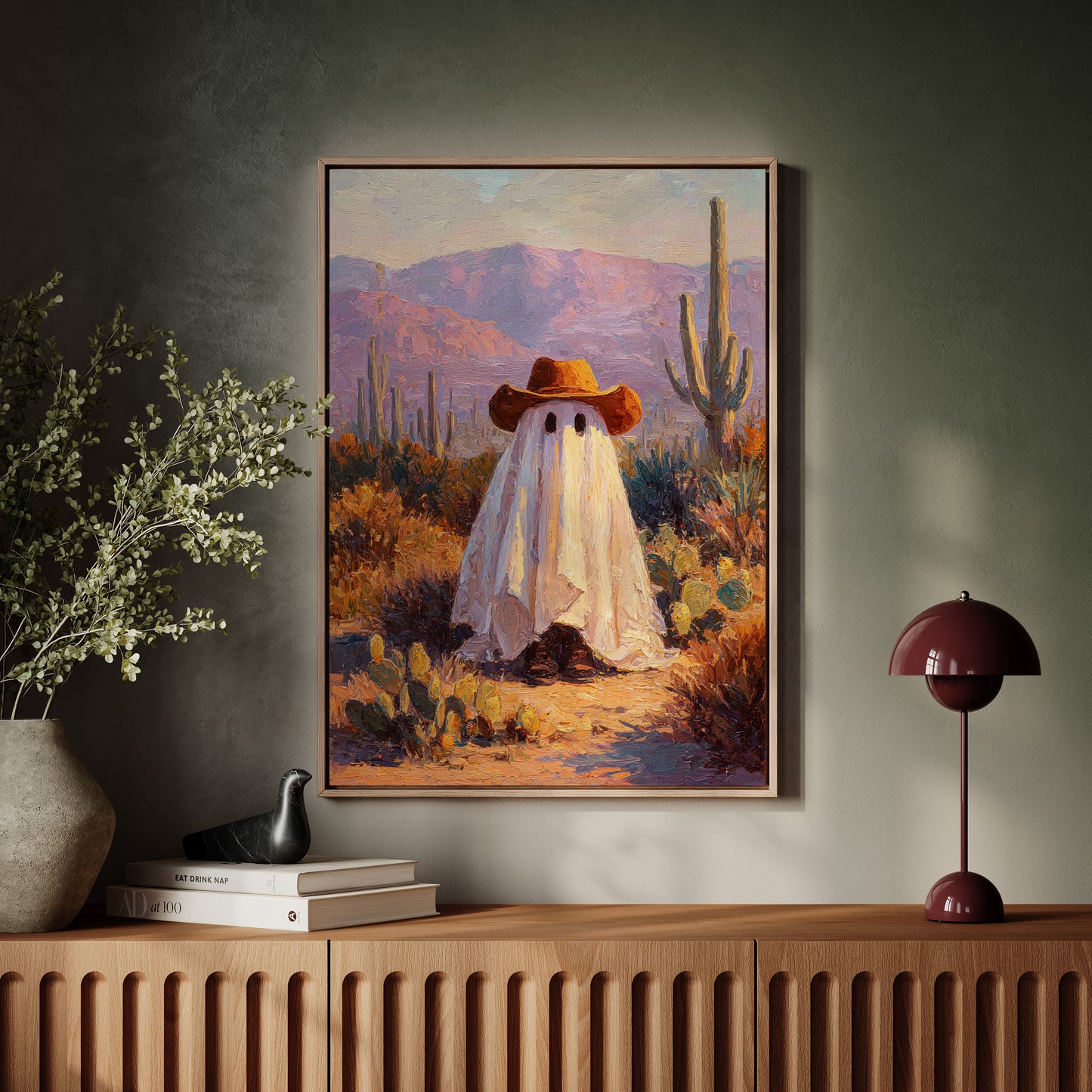 A Cowboy's Playful Mirage