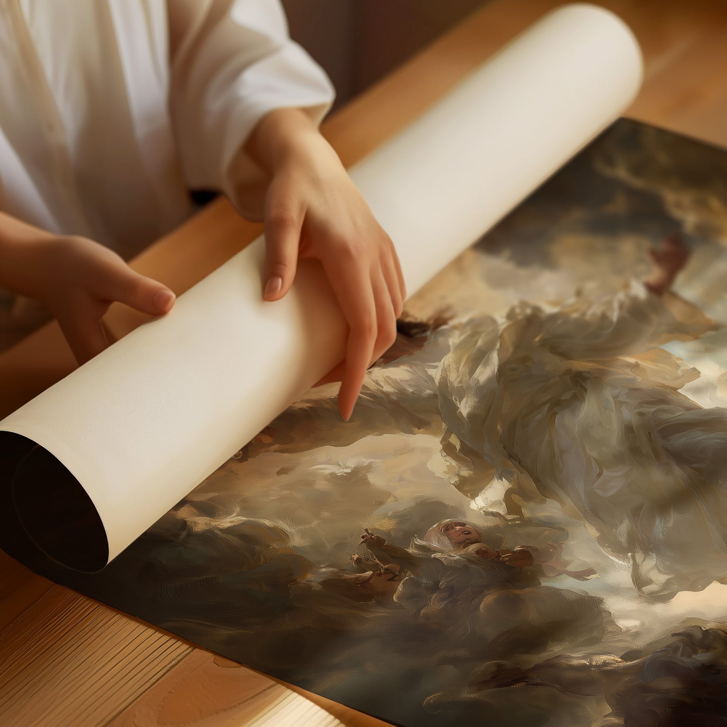 Light Breaks Through Ancient Clouds