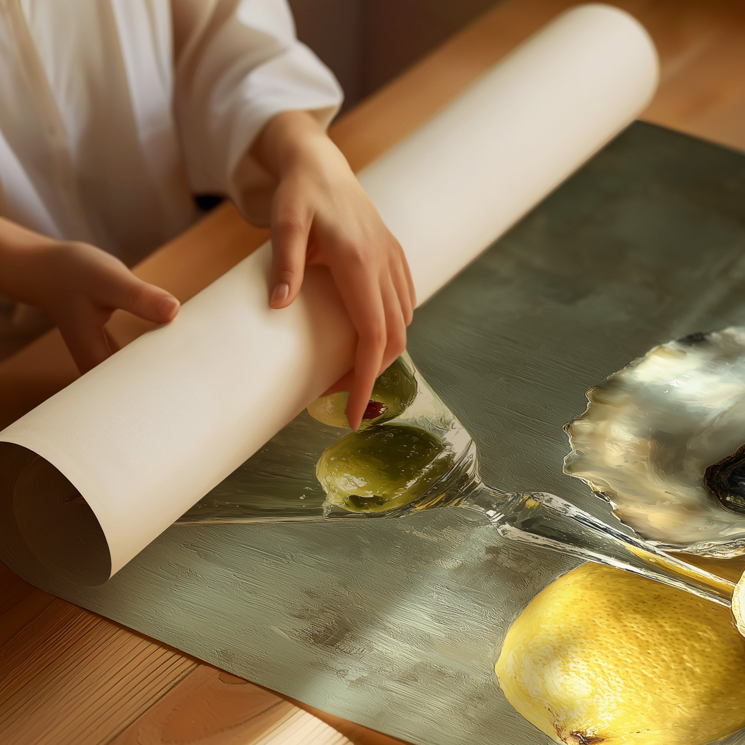 Martini, Lemon, Oyster