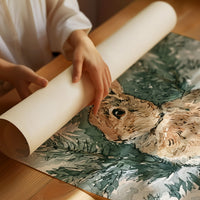 Rabbit In Snowy Pines