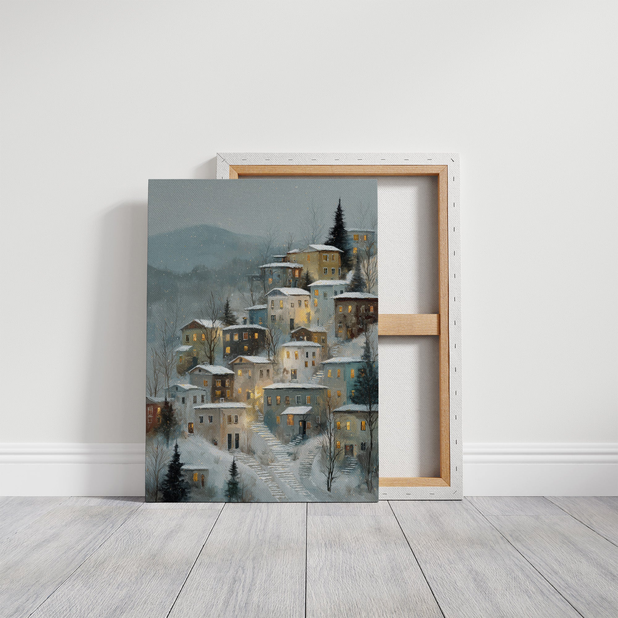 Hillside Haven in Winter's Embrace