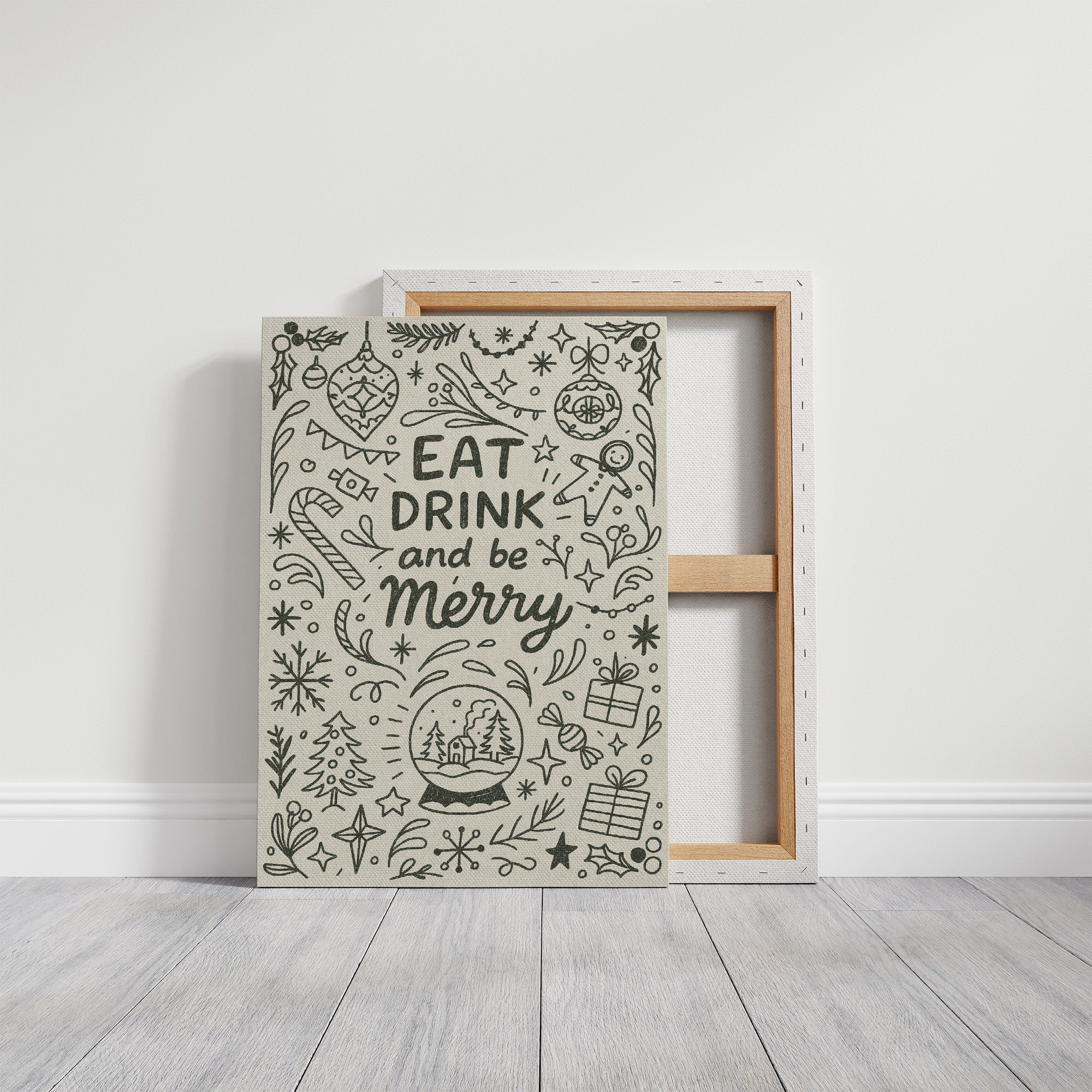 Holiday Cheer In Simple Lines