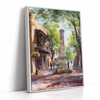 Sunlit Stroll Through the Plaza