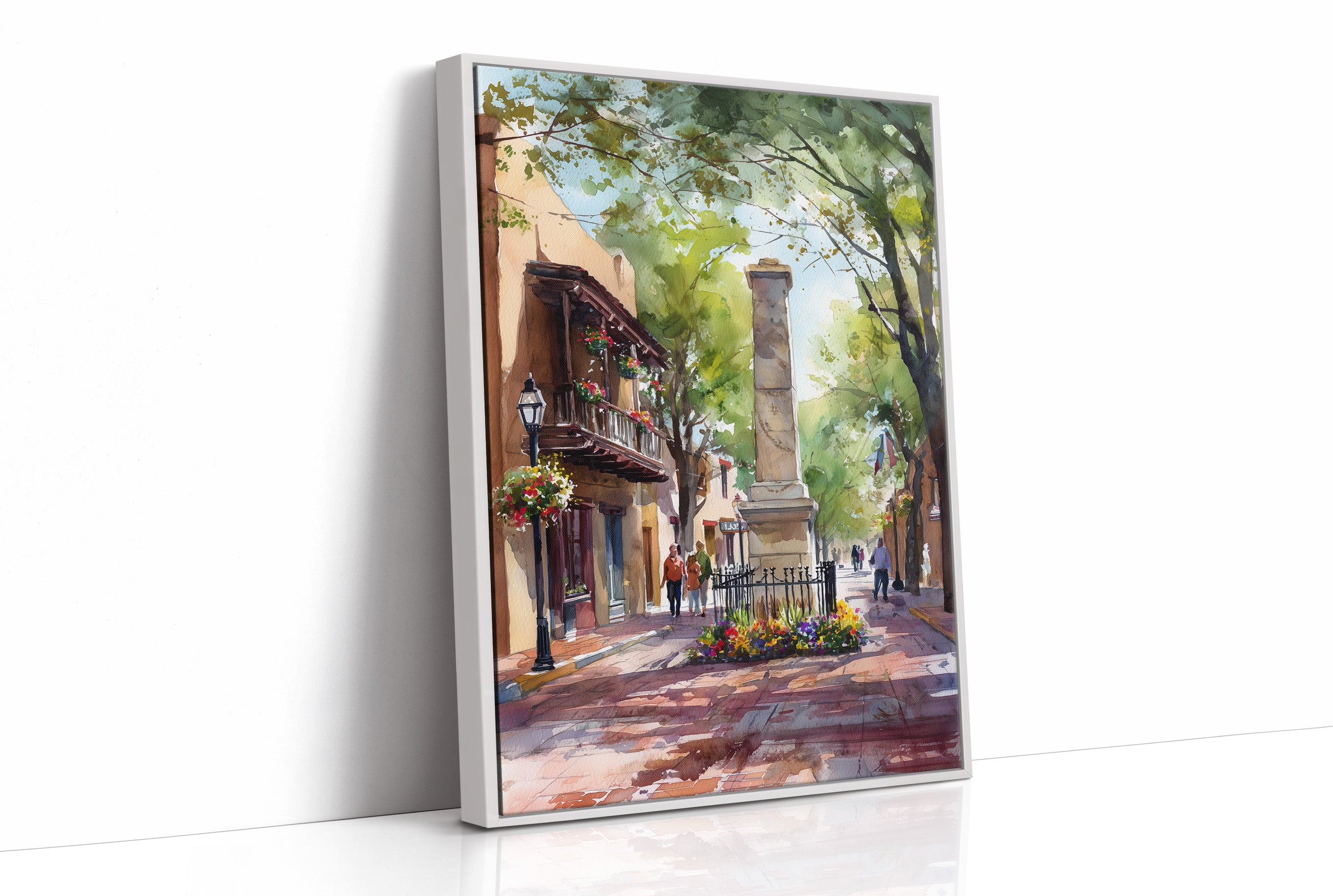 Sunlit Stroll Through the Plaza