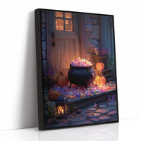 Cauldron Full of Candy Corn Nights