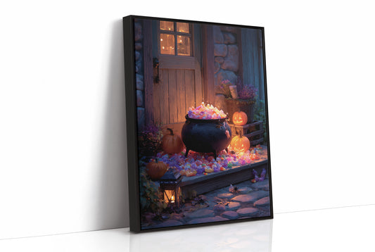 Cauldron Full of Candy Corn Nights