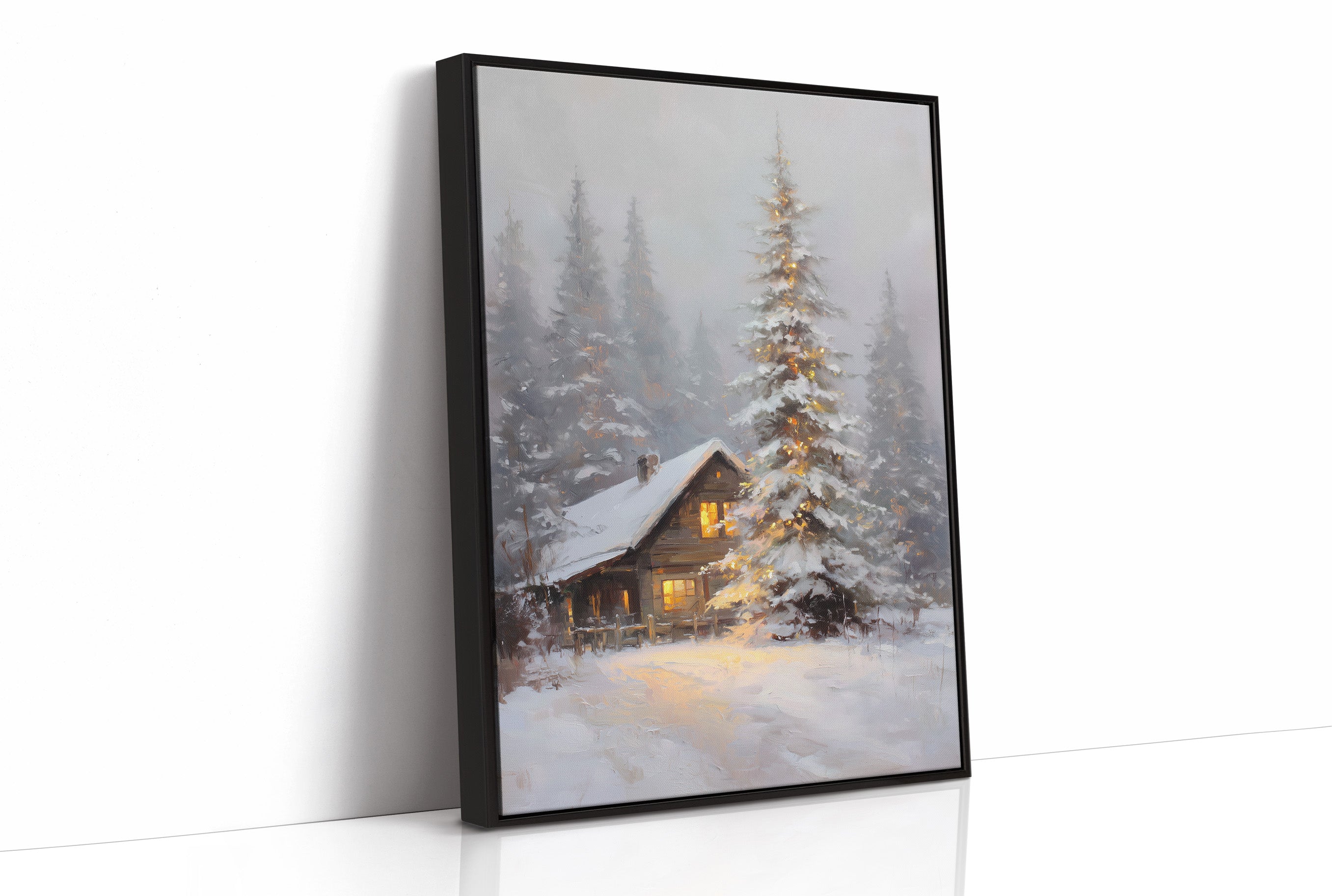 Lantern Light in Quiet Pines
