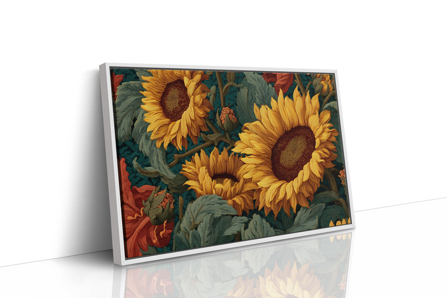 Sunflowers Among Literary Treasures