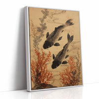 Koi Dance Through Coral Gardens