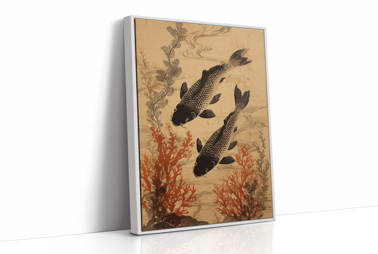 Koi Dance Through Coral Gardens