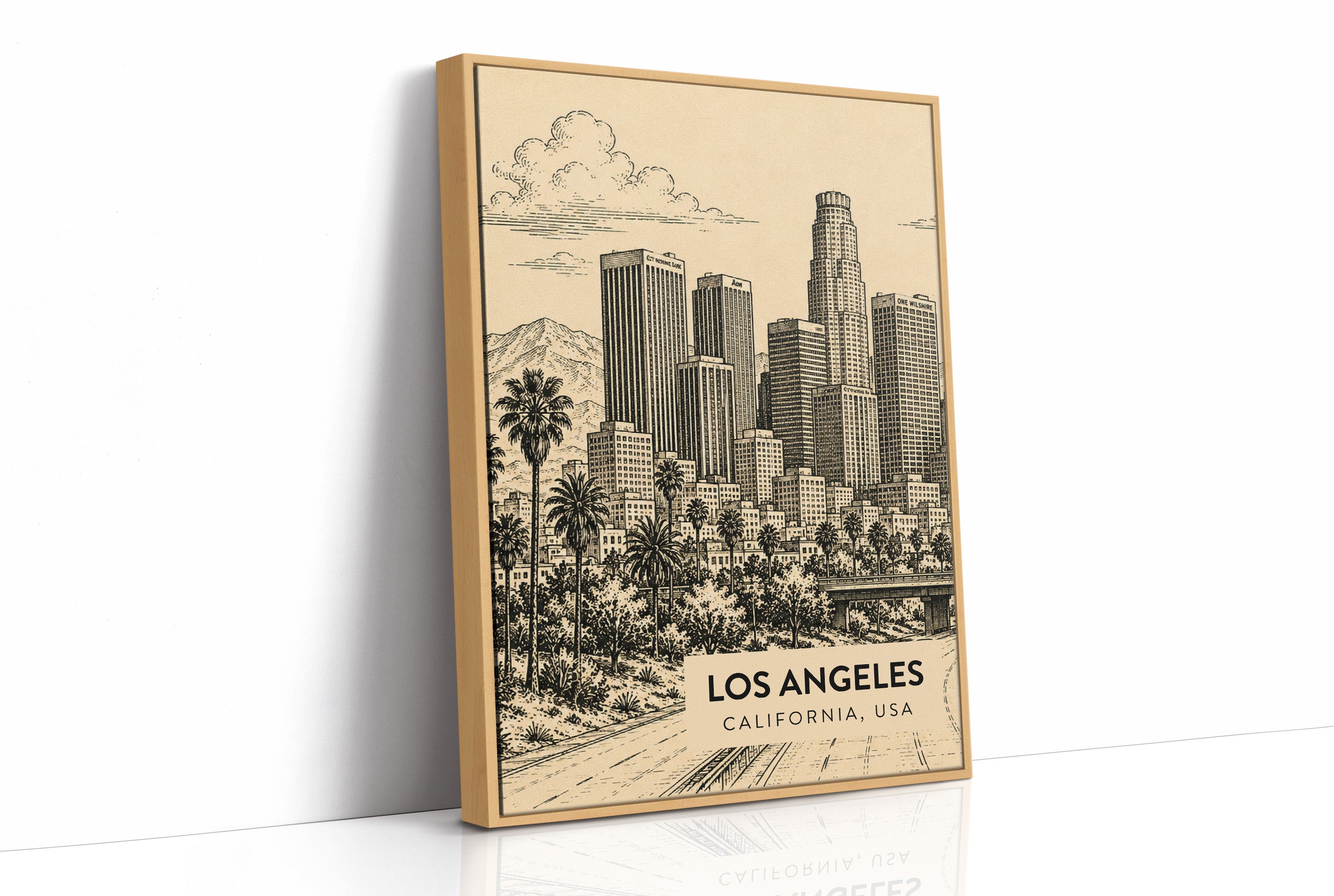 Palms Against the Skyline