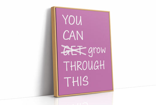 Grow, Not Just Get, Through (Orchid)