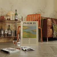 Psalm 23 Coastal Peace Print