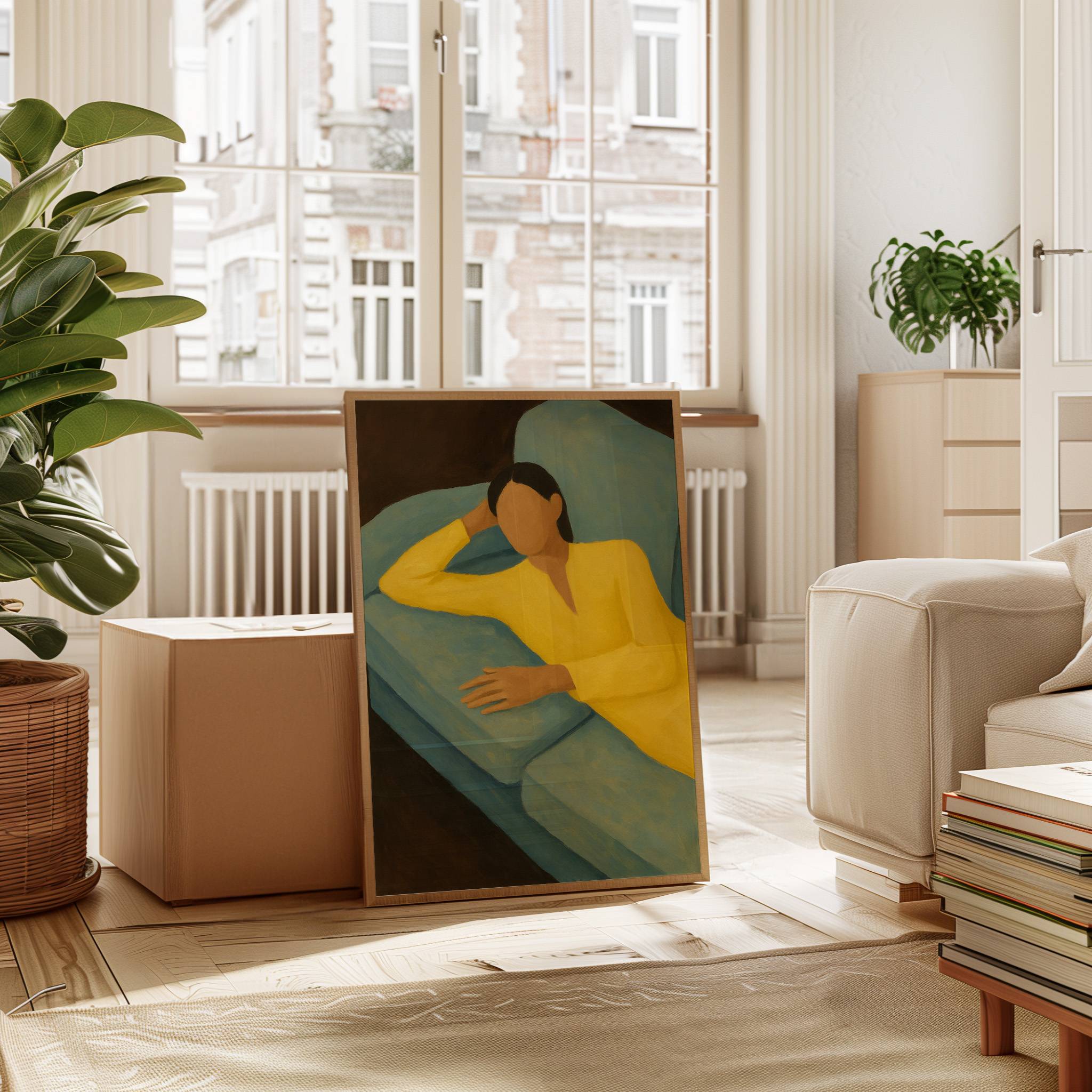 Sunlit Moments On Turquoise Velvet