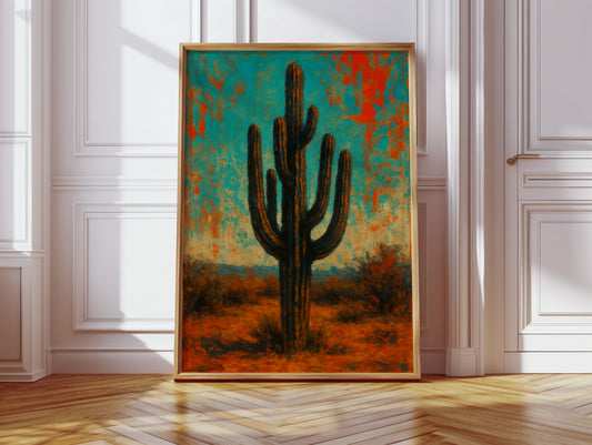 Lone Saguaro