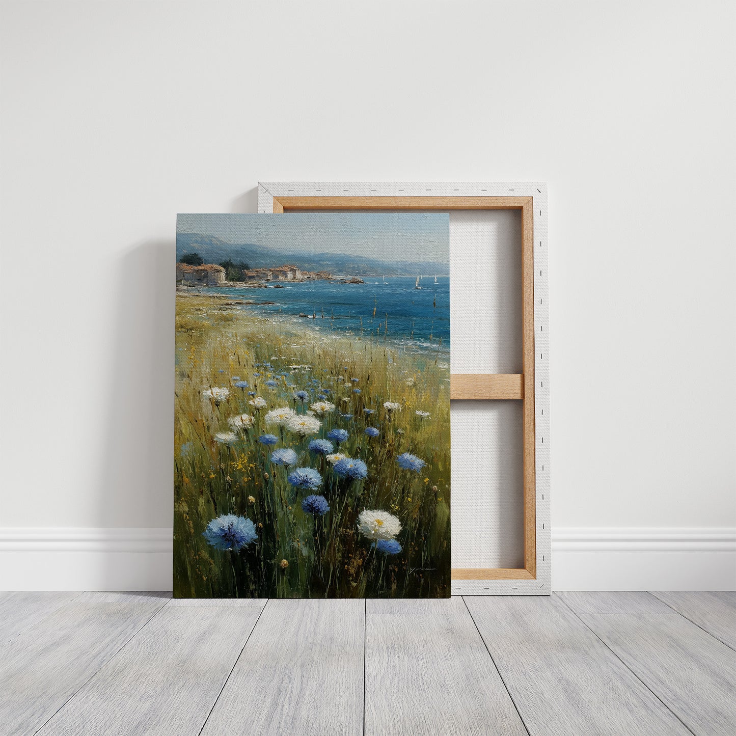 Cornflowers Face the Sailing Wind