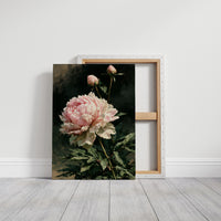Peony Leans, Two Buds Reach
