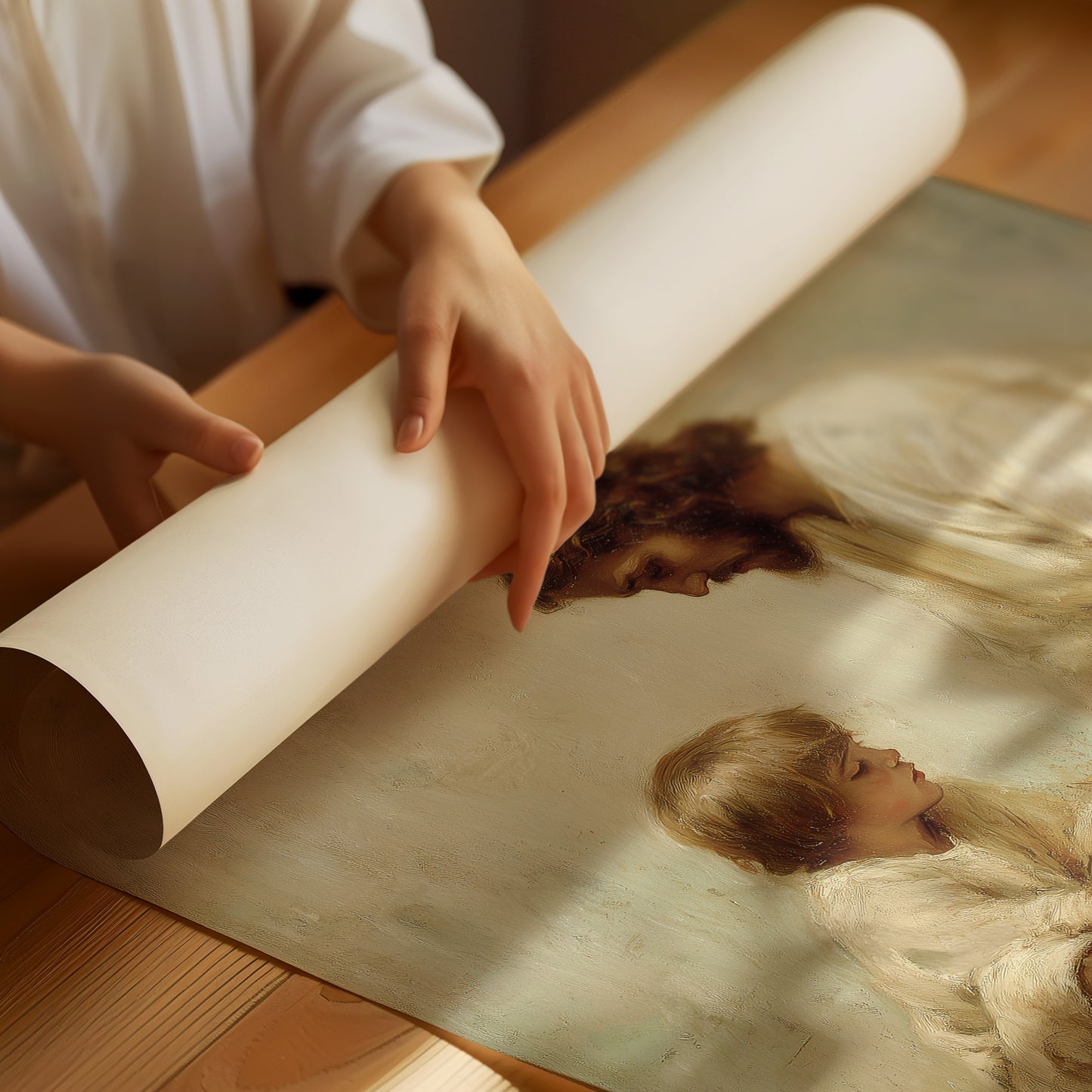 Tender Moments in Ethereal Light