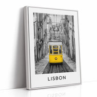 Bica Tram, Yellow on Grey