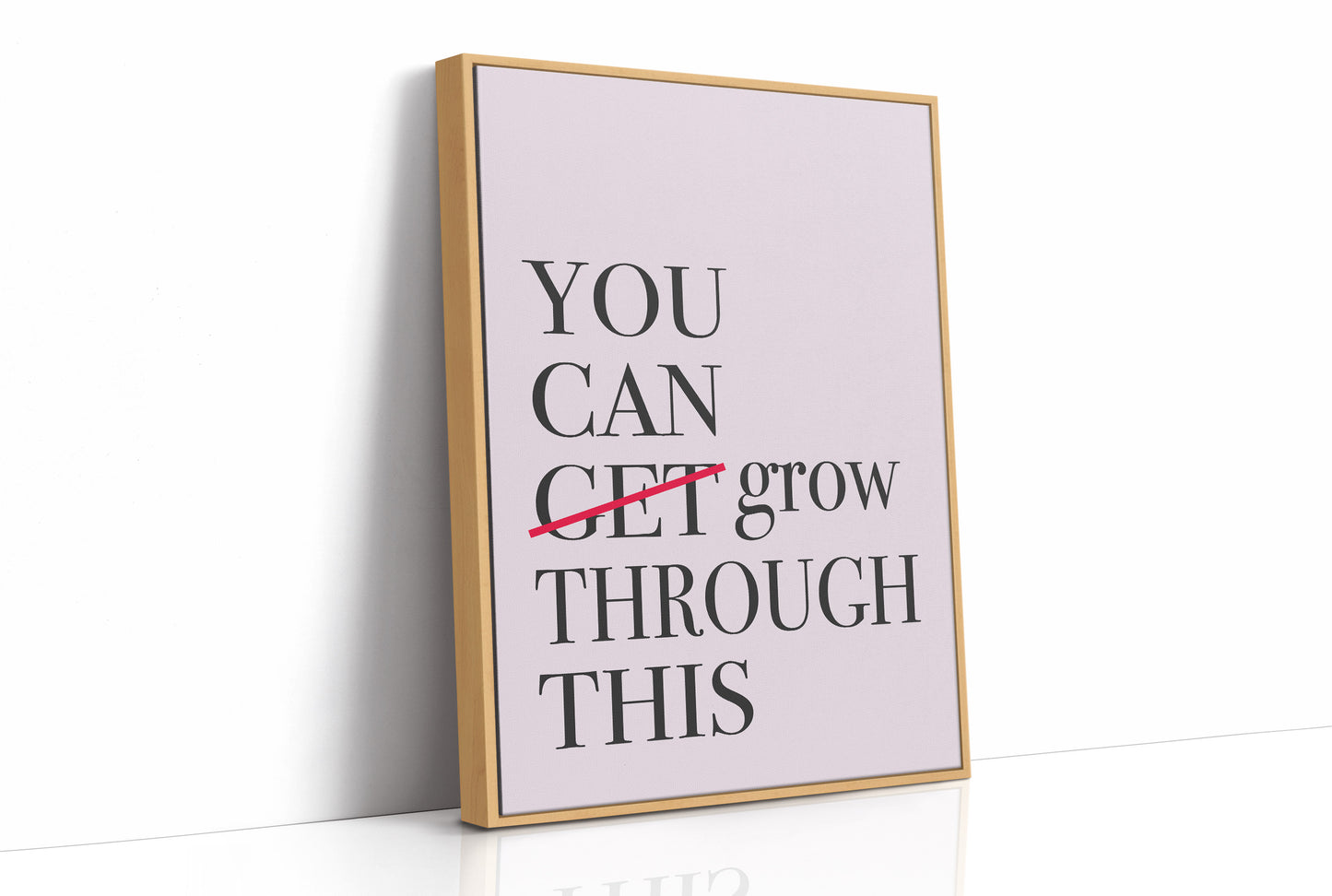 Grow, Not Just Get, Through (Serif)