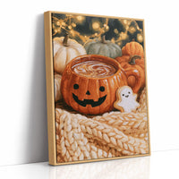 Snaggletooth Sips And Sweet Treats, print in a natural wood frame
